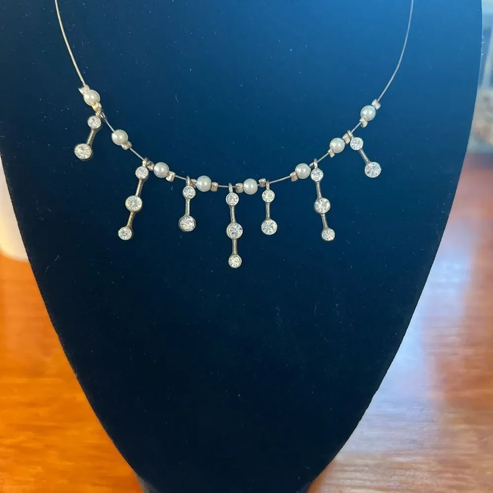 Vintage Silver Festoon Necklace - Picture 6 of 7